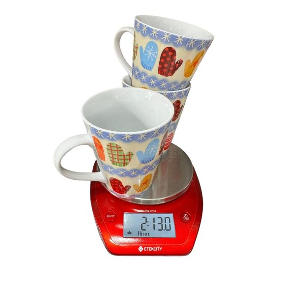 Boston Warehouse Mug Buddies Multi-colored Mugs Mittens Coffee Tea Cups Lot of 3 - Picture 10 of 10